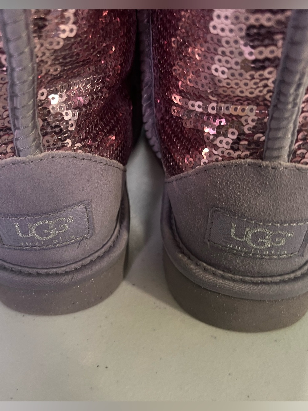 UGG Sequin Cozy Mid-Calf Winter Boots - Rose Metallic - Picture 14 of 17